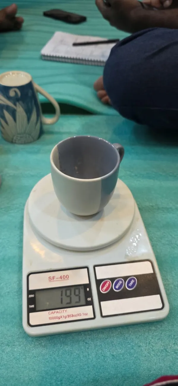 Half-Tone Ceramic Espresso Teacup