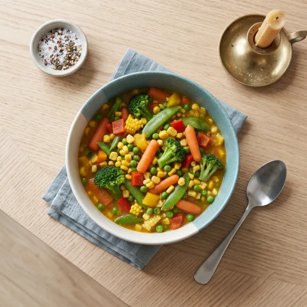 "Tri-Tone Minimalist" Serving Bowl hover