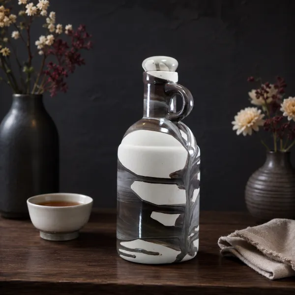 Earth & Element Artisan Stoneware Bottle (850ml) hover